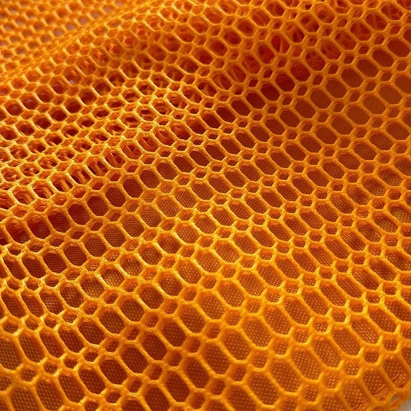 $9❤️‍🔥 Large Orange Geo Net Weave Beach Tote Bag ☀️ NEW IN PACKAGE - Picture 2 of 2